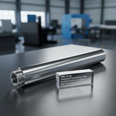Acquistare Asta per pistone cromata temprata HRC 55-63 con rugosità superficiale Ra 0.2-0.4 e tolleranza diametro ISO f7 per cilindri idraulici fabbricazione online